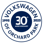 VW Orchard Park 30th Anniversary Badge